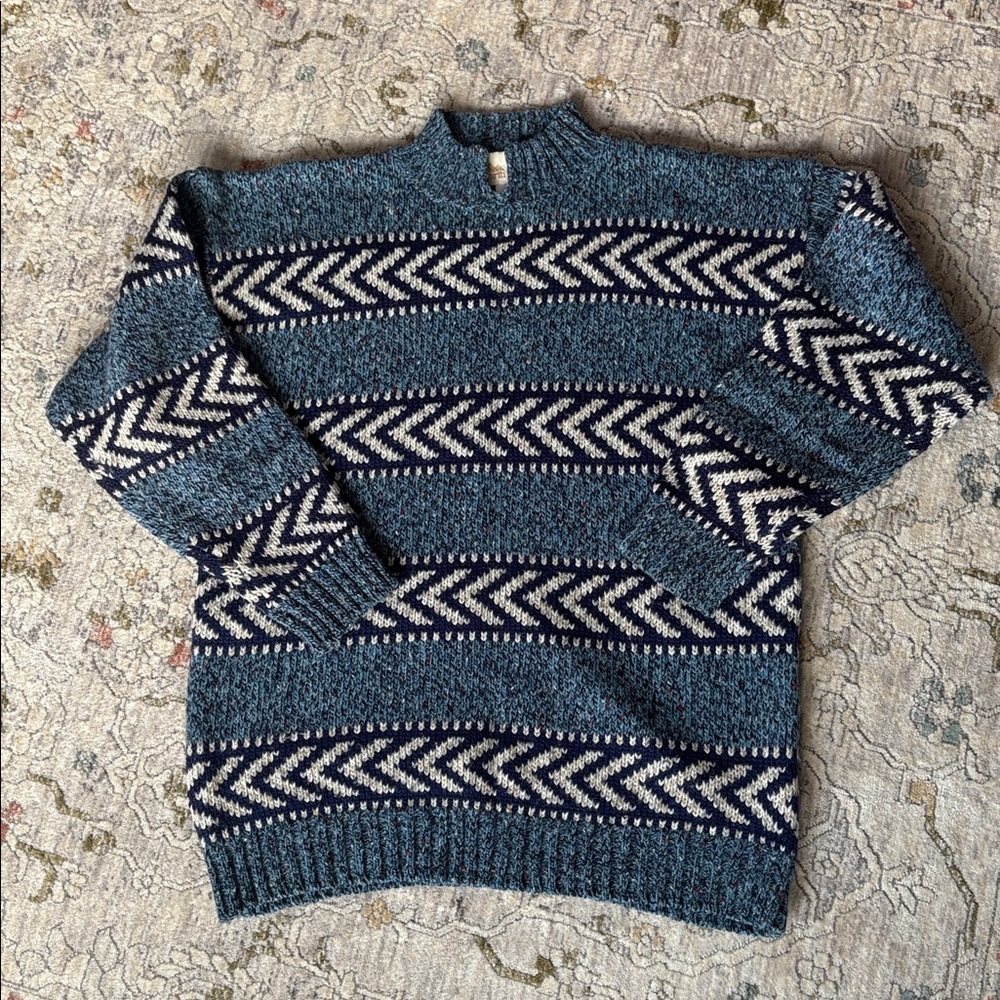 Vintage North Country Eaton Wool Blend Sweater